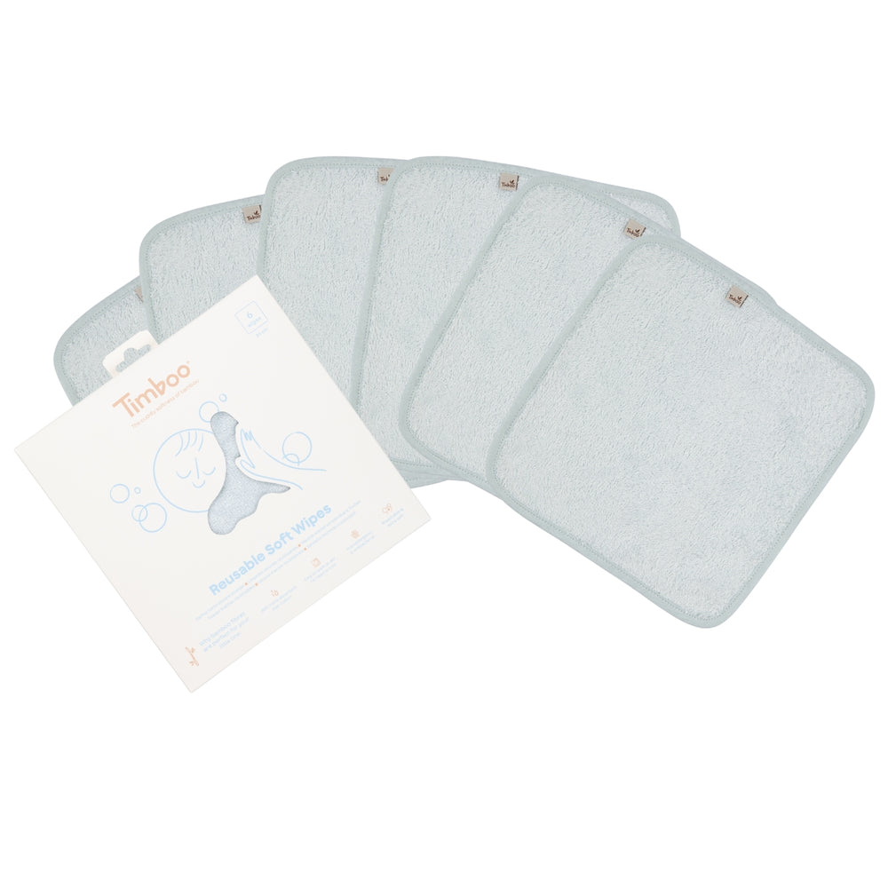 Reusable soft wipes (6 pieces)